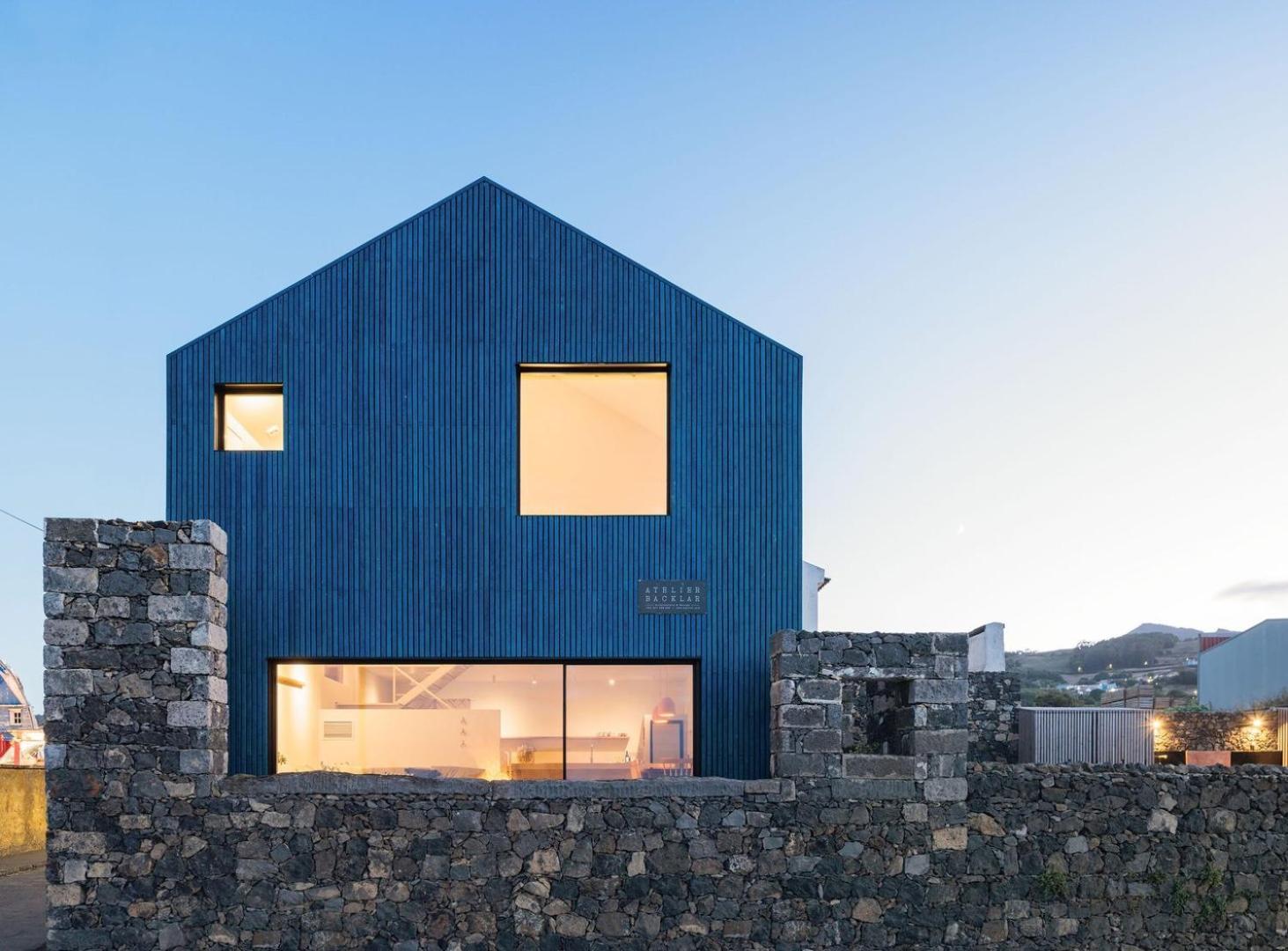 The Blue House Azores Capelas Luaran gambar